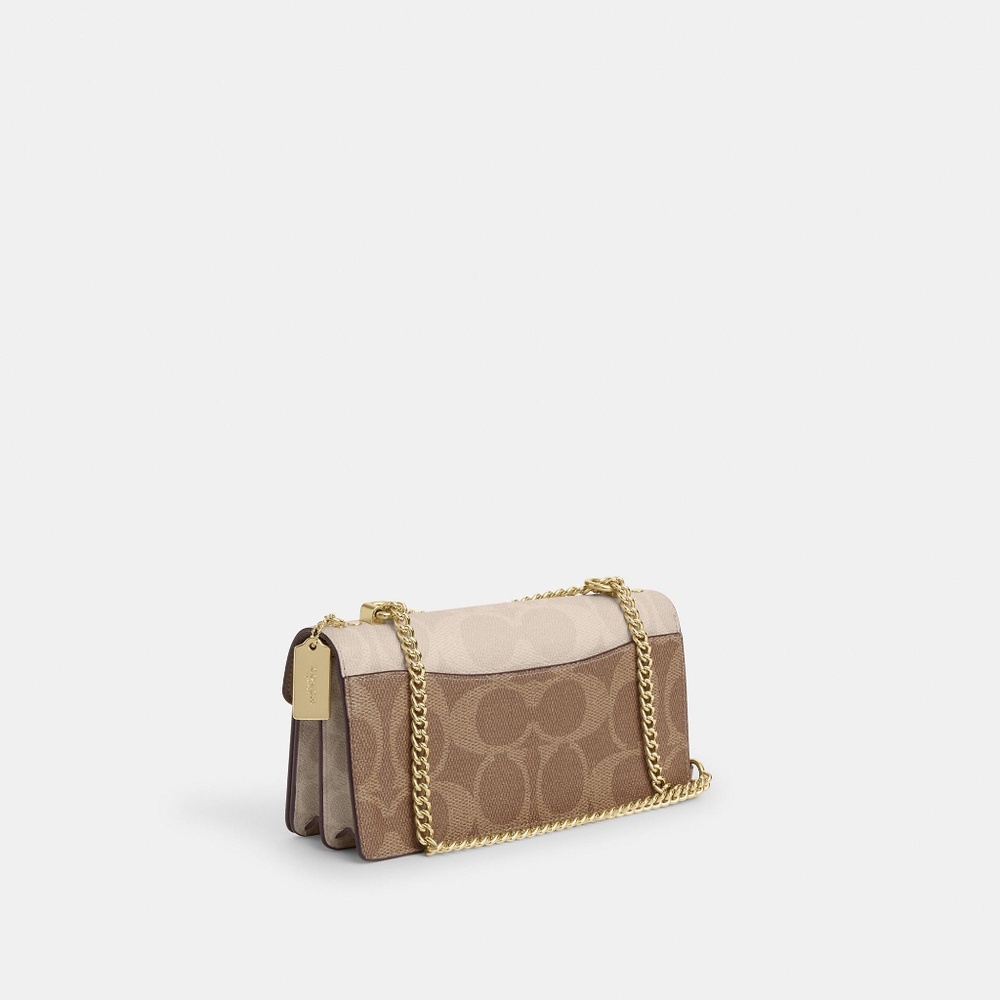 Klare Envelope Crossbody Bag In Blocked Signature Canvas - Picture 3 of 3